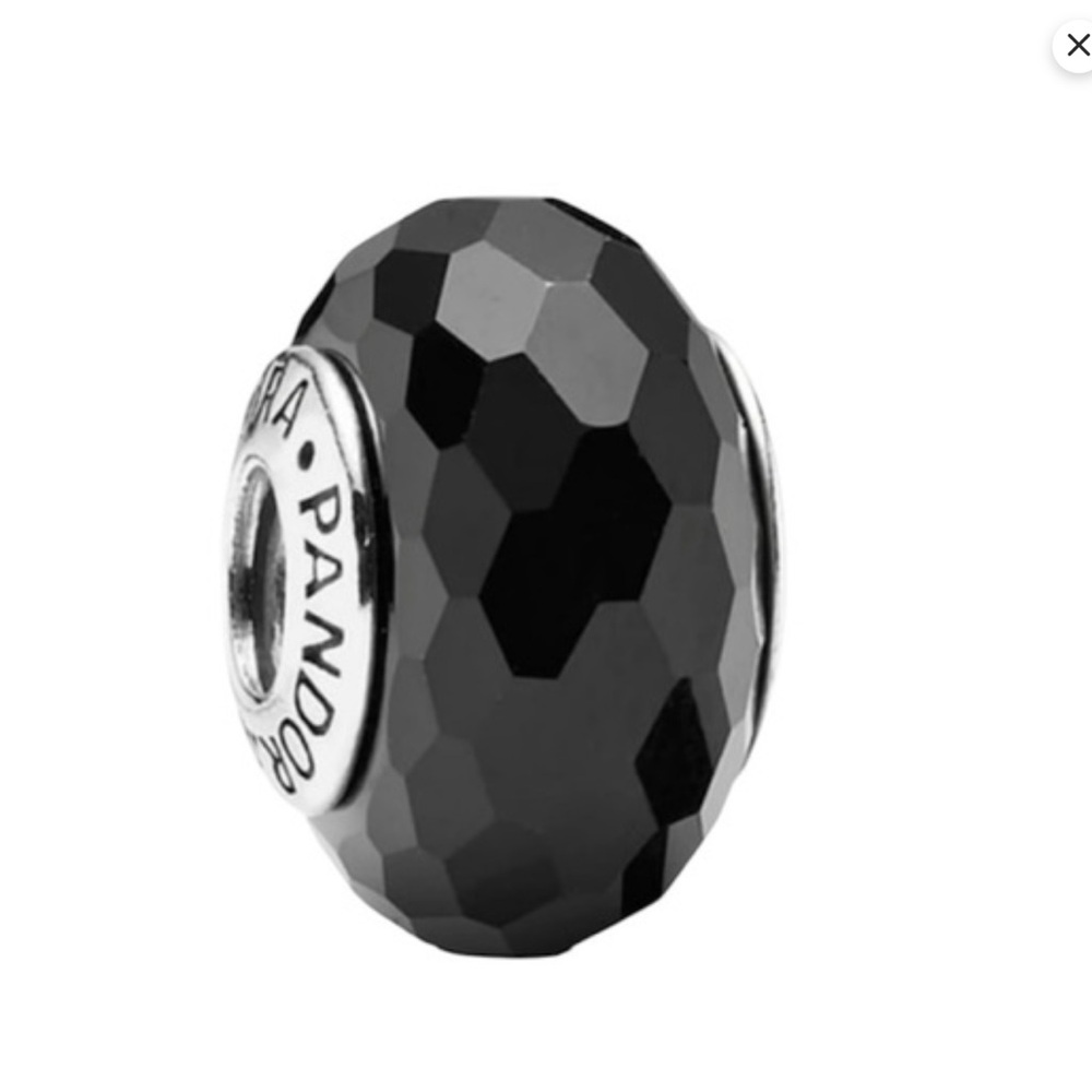 Pandora Black Faceted Charm Bracelet